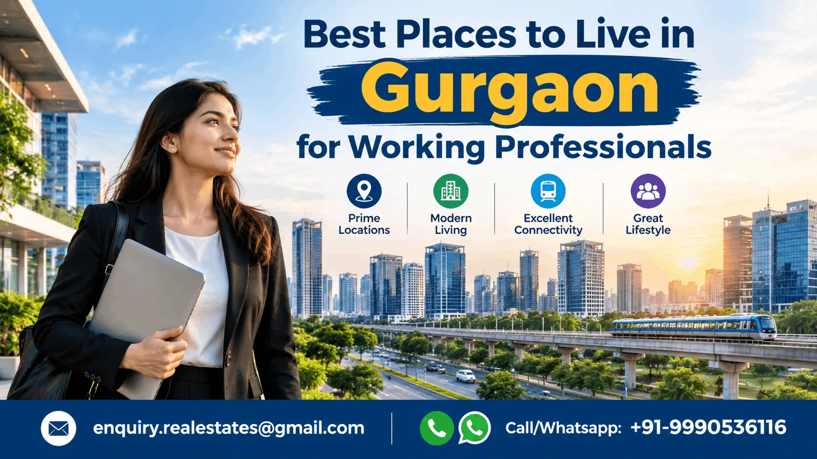 Best Places to Live in Gurgaon for Working Professionals